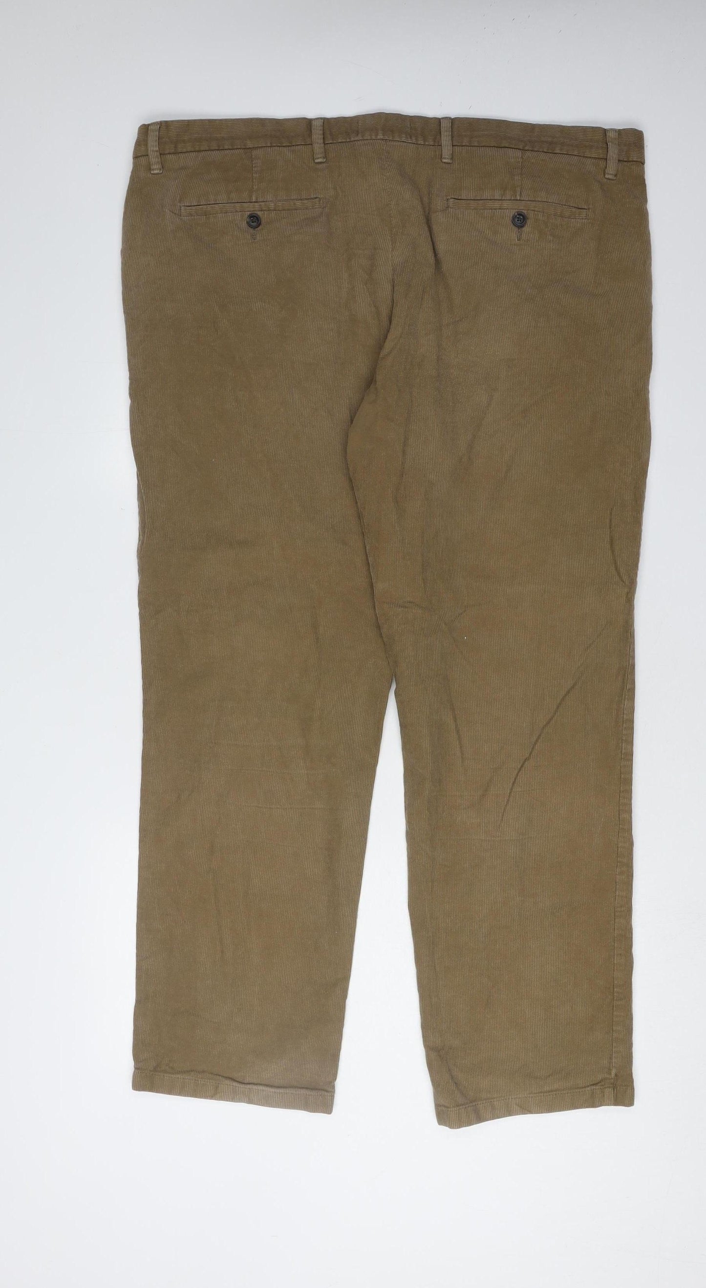 Marks and Spencer Men's Beige Corduroy Chinos L