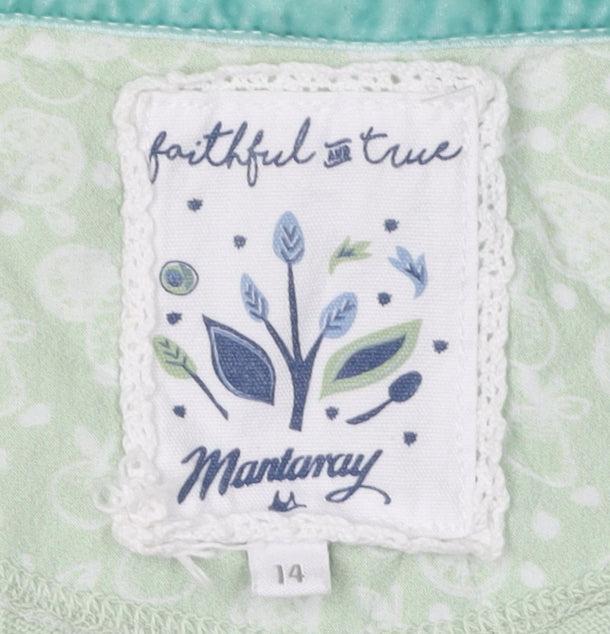 Mantaray Women's Green Full Zip Hoodie Jacket