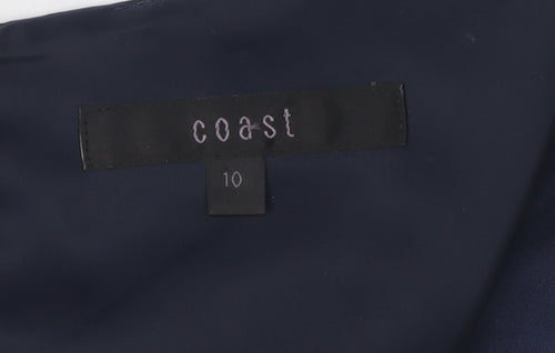 Coast Women's Blue Sheath Dress Size 10
