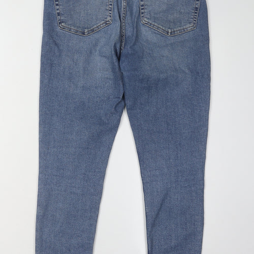 Topshop Women's Blue Skinny Jeans Size M
