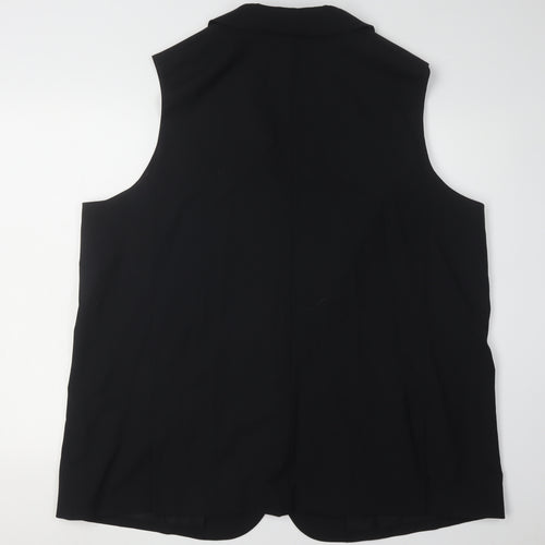 Marks and Spencer Women's Black Suit Waistcoat Size 22