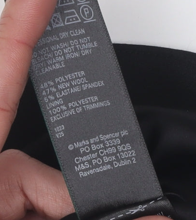 Marks and Spencer Women's Black Suit Waistcoat Size 22