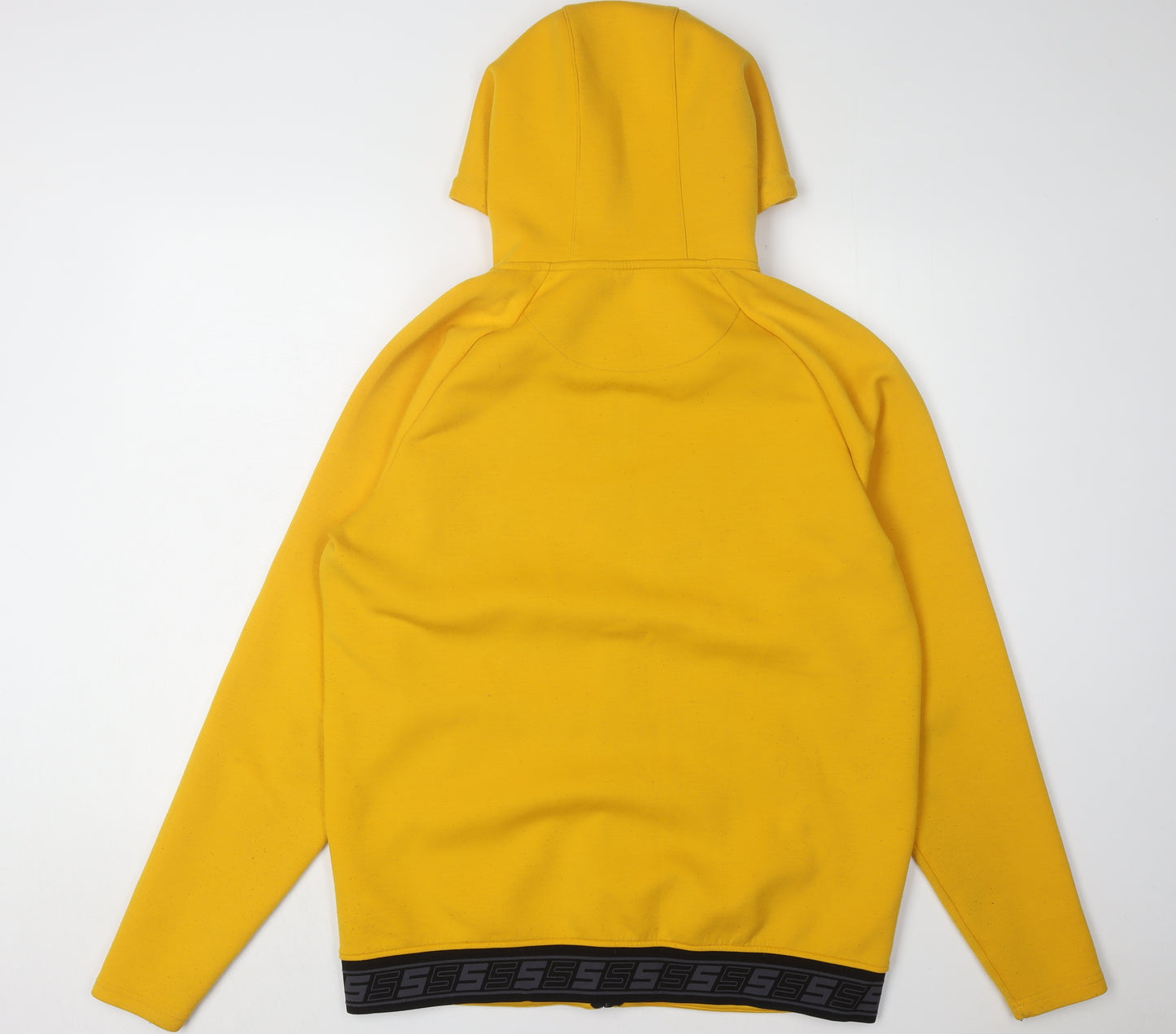 SikSilk Men's Yellow Full Zip Hoodie, Size L