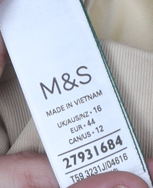 Marks and Spencer Women's Beige Blazer Size 16