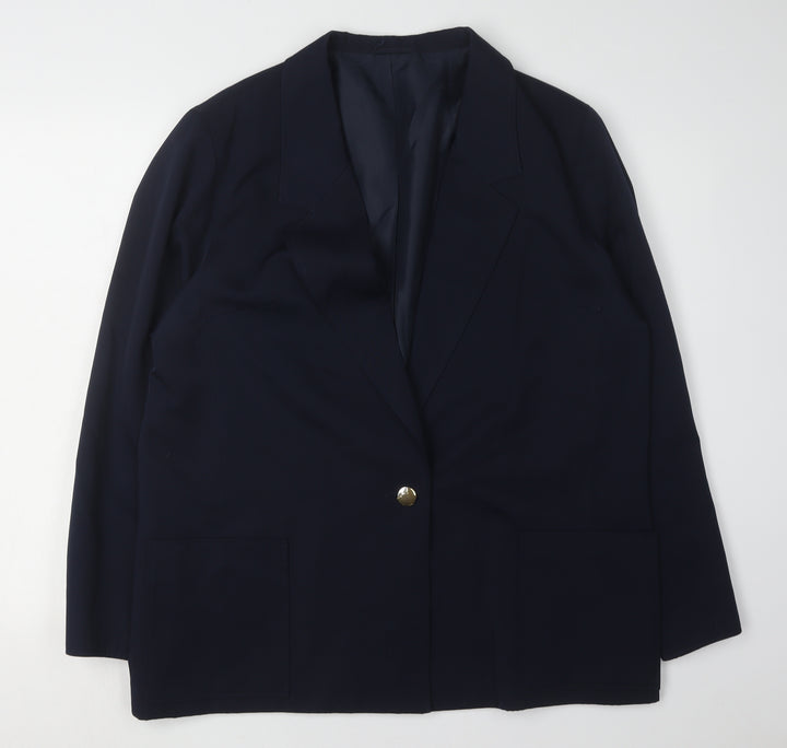 RAVENS Unisex Blue Blazer Size 16 Formal