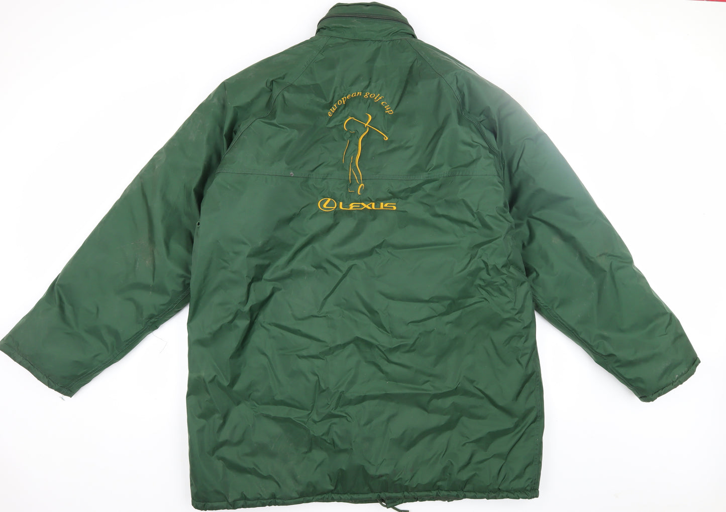 Result Men's European Golf Cup Green Parka Jacket L