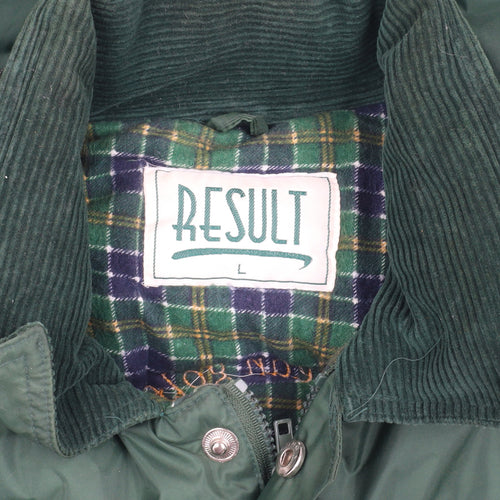 Result Men's European Golf Cup Green Parka Jacket L