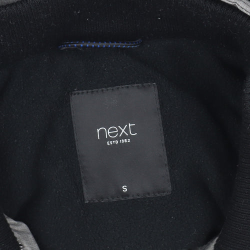 Next Mens Grey Hooded Jacket - Size S, Medium Fit
