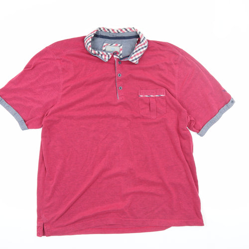 Morley Men's Red Polo Shirt Regular Fit