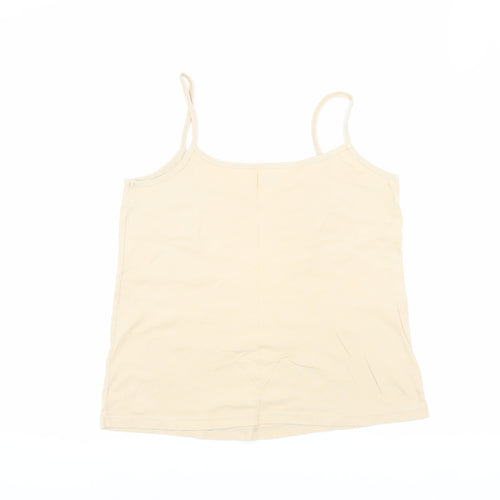 Bonmarche Women's Beige Camisole Tank Top L