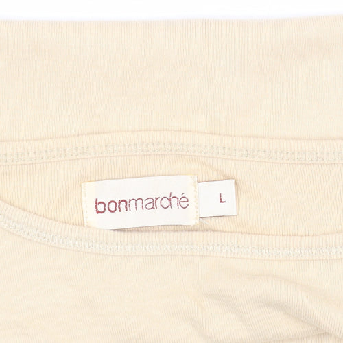 Bonmarche Women's Beige Camisole Tank Top L