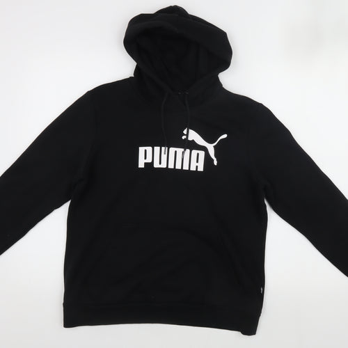 Puma Boys Black L Pullover Hoodie