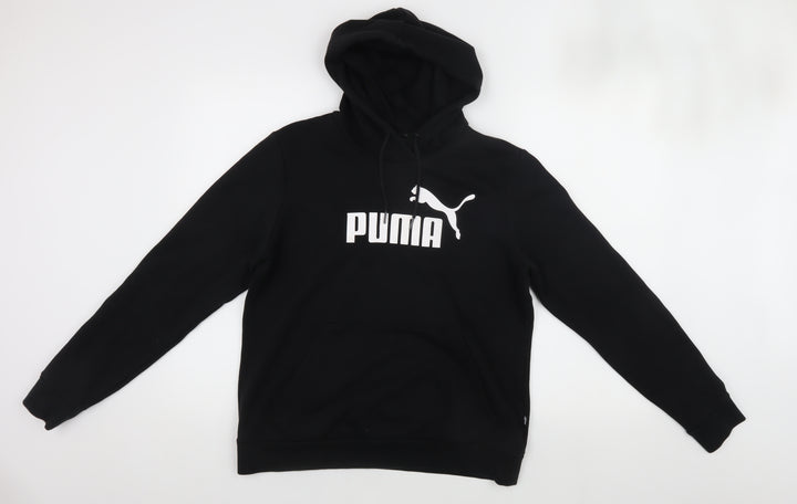 Puma Boys Black L Pullover Hoodie