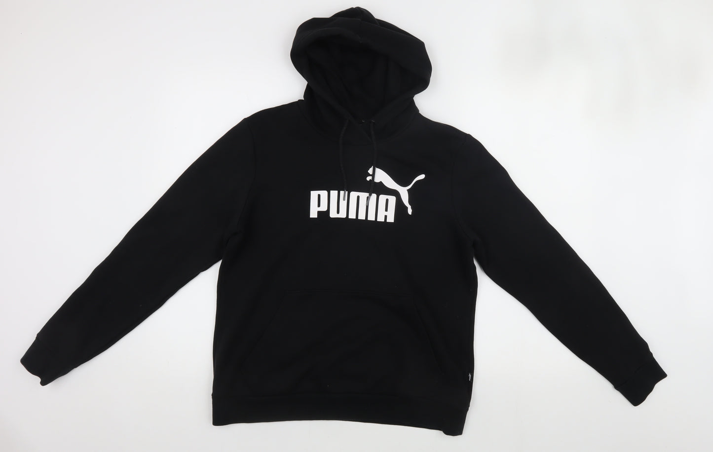 Puma Boys Black L Pullover Hoodie