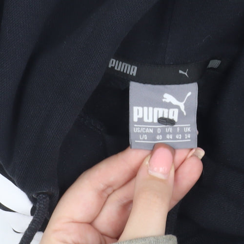 Puma Boys Black L Pullover Hoodie