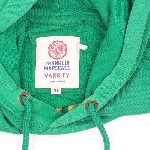 Franklin & Marshall Green XS College Pullover Hoodie