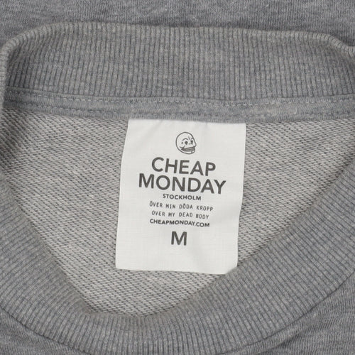 Cheap Monday Men's Grey Crew Neck Sweatshirt M