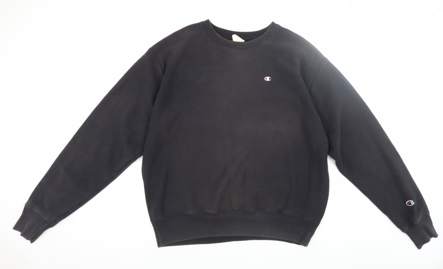 Champion Men's Black Pullover Sweatshirt Large