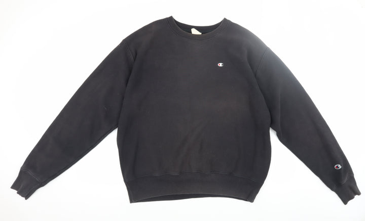 Champion Men's Black Pullover Sweatshirt Large