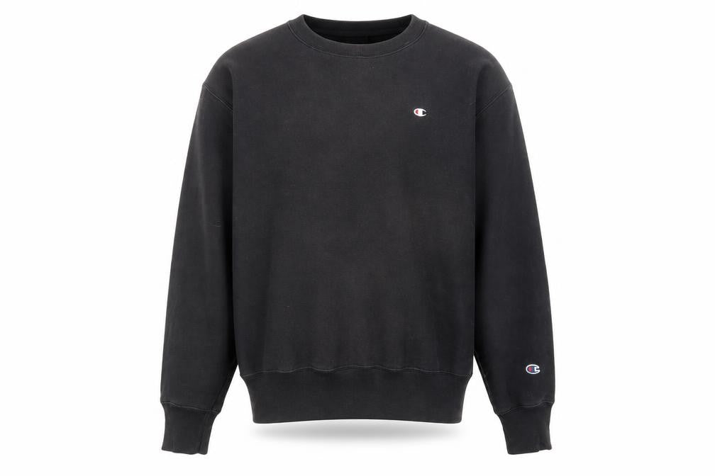 Champion Men's Black Pullover Sweatshirt Large