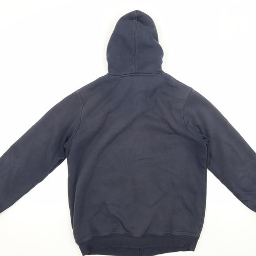 Cotton Traders Men's Blue Hooded Jacket S Casual