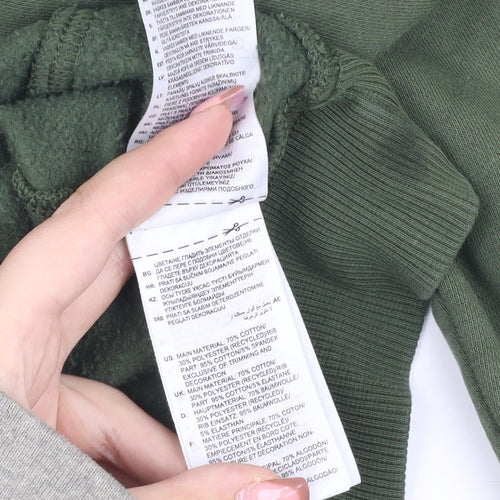 Reebok Men's Green Pullover Sweatshirt M