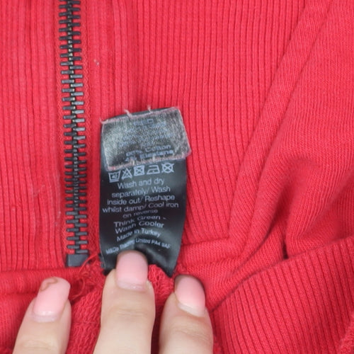 M&Co Women’s Red Pullover Sweatshirt Size 14
