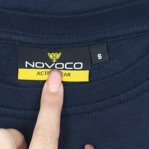 Novoco Men's Blue Pullover Sweatshirt, Size S