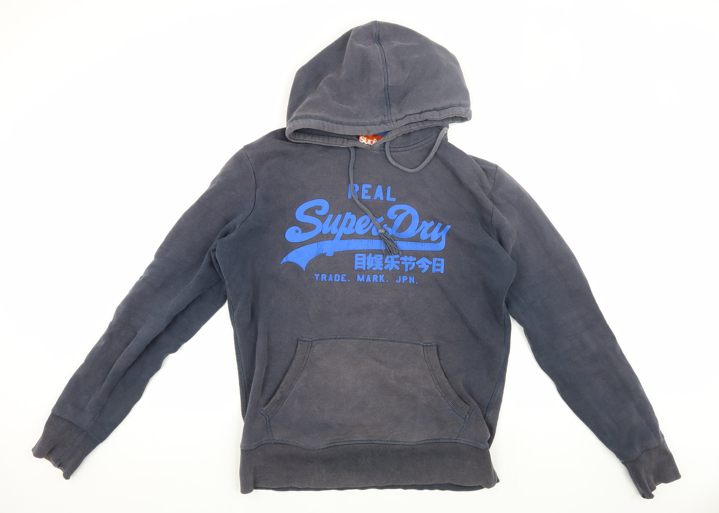 Superdry Men's Black Pullover Hoodie, Size M