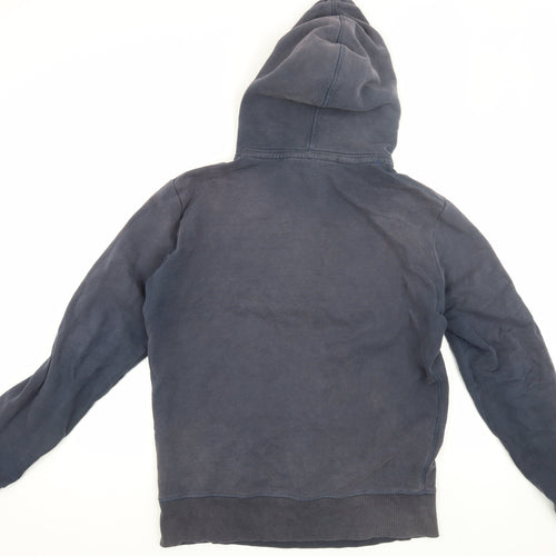 Superdry Men's Black Pullover Hoodie, Size M