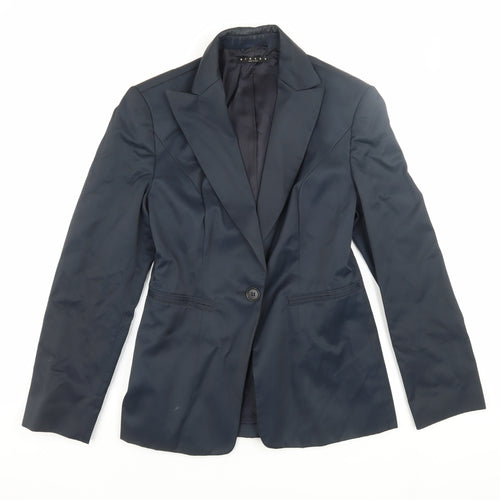 Sisley Women's Black Blazer Size 14 - Classic & Elegant