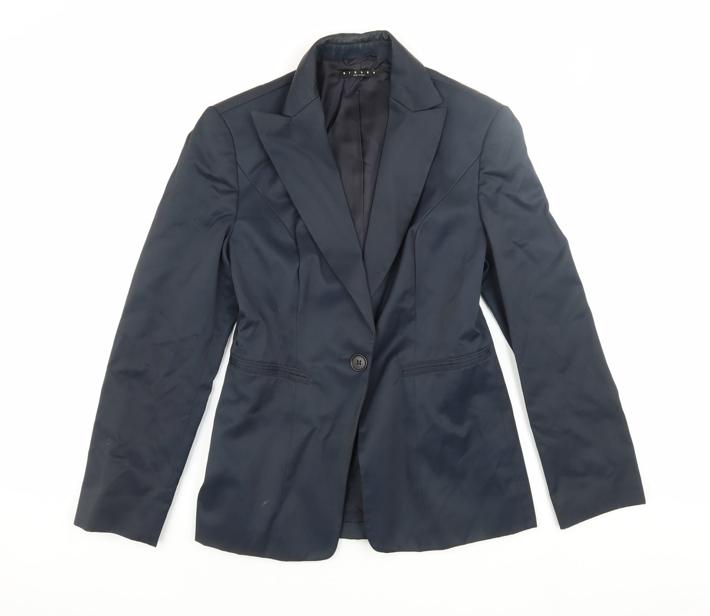 Sisley Women's Black Blazer Size 14 - Classic & Elegant