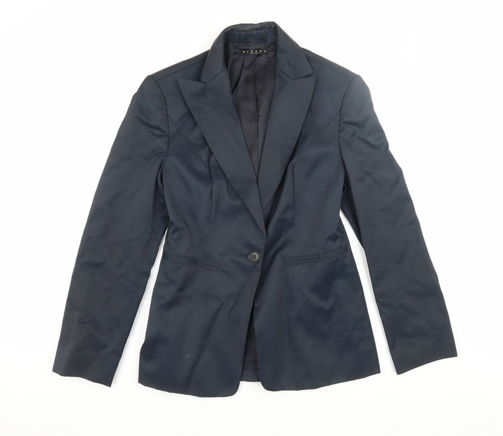 Sisley Women's Black Blazer Size 14 - Classic & Elegant
