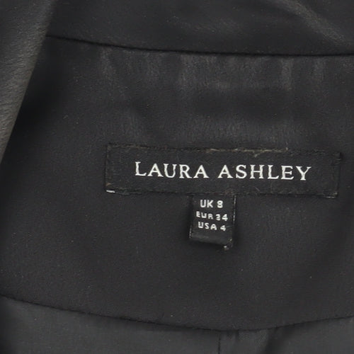 Laura Ashley Women's Black Blazer, Size 8