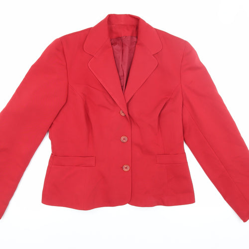 Dorothy Perkins Women's Red Blazer Size 14 Workwear