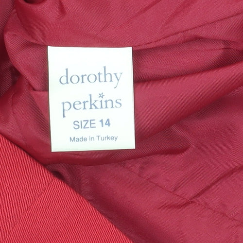 Dorothy Perkins Women's Red Blazer Size 14 Workwear