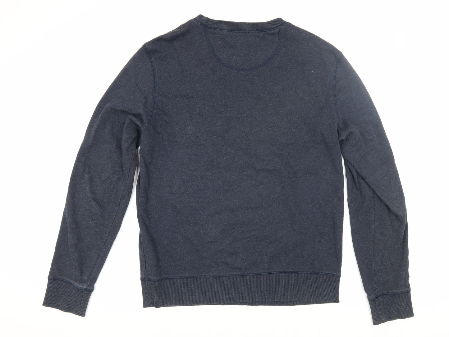 Firetrap Men's Blue Fair Isle Pullover Sweatshirt M