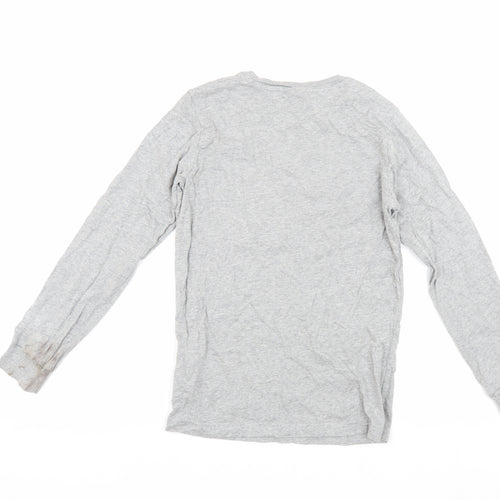 Champion Boys Grey Graphic Long Sleeve T-Shirt Size L