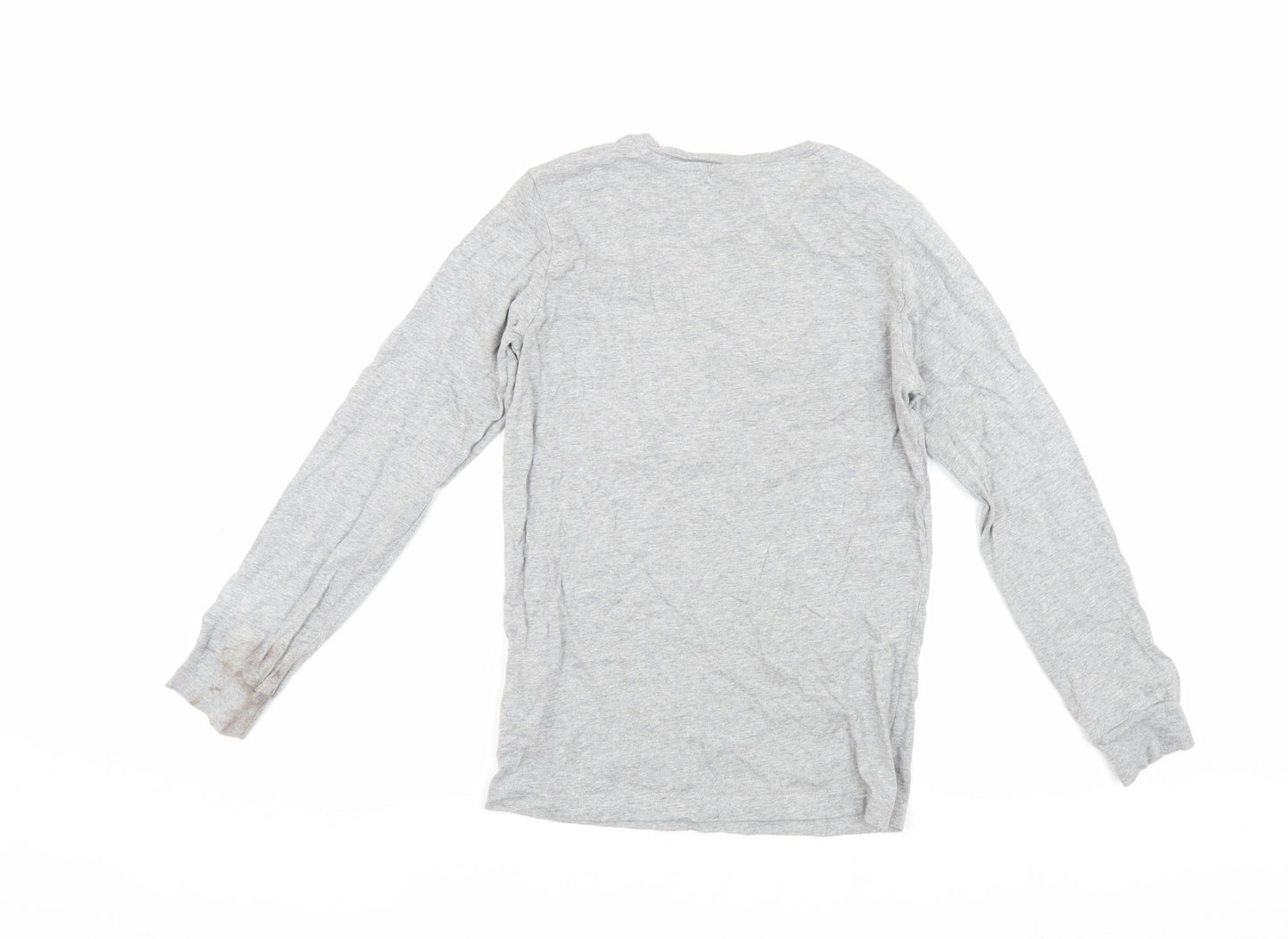 Champion Boys Grey Graphic Long Sleeve T-Shirt Size L