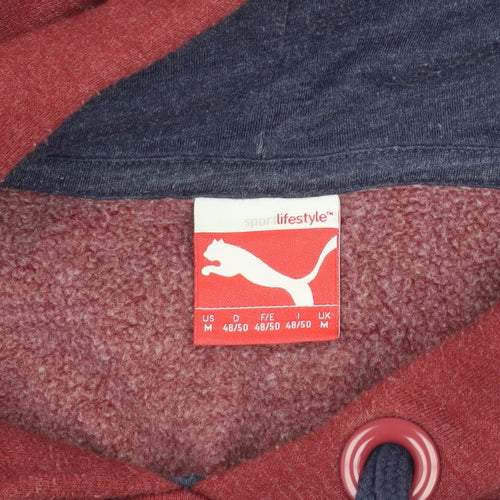 Puma Men's Red Pullover Hoodie Medium
