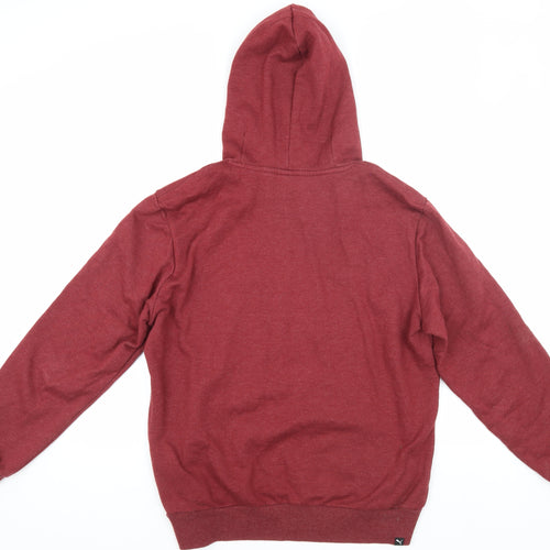 Puma Men's Red Pullover Hoodie Medium
