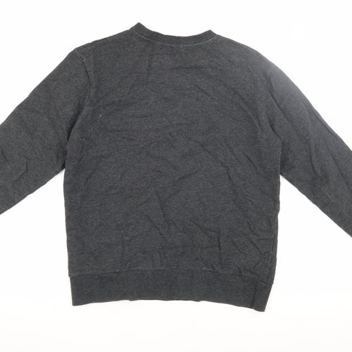 Hangten Jr. Boys Grey Logo Pullover Sweatshirt Size 15