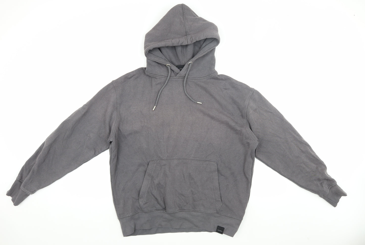 Pull & Bear Grey Men's S Pullover Hoodie