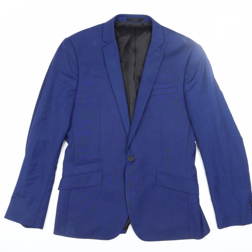 Kenneth Cole Men's Blue Blazer Jacket Size 40 Regular