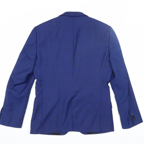 Kenneth Cole Men's Blue Blazer Jacket Size 40 Regular