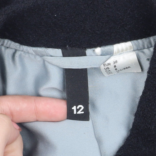 Divided Women's Black Bomber Jacket Size 12