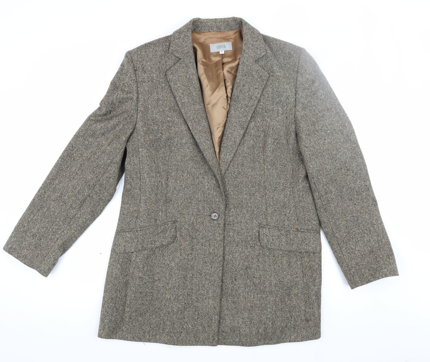 Marks and Spencer Women’s Grey Wool Blazer Size 16