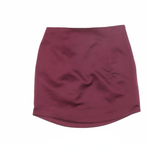 New Look Women's Red Pencil Skirt Size 10 Casual