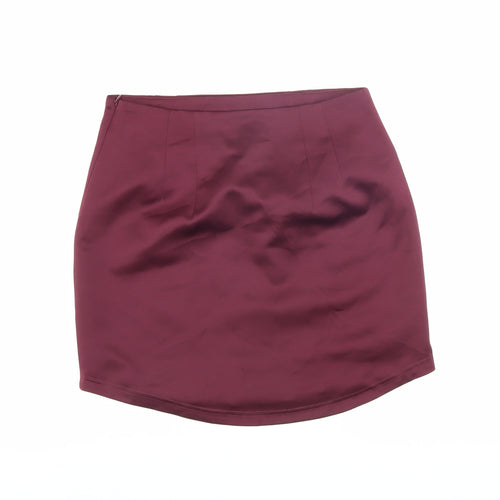 New Look Women's Red Pencil Skirt Size 10 Casual