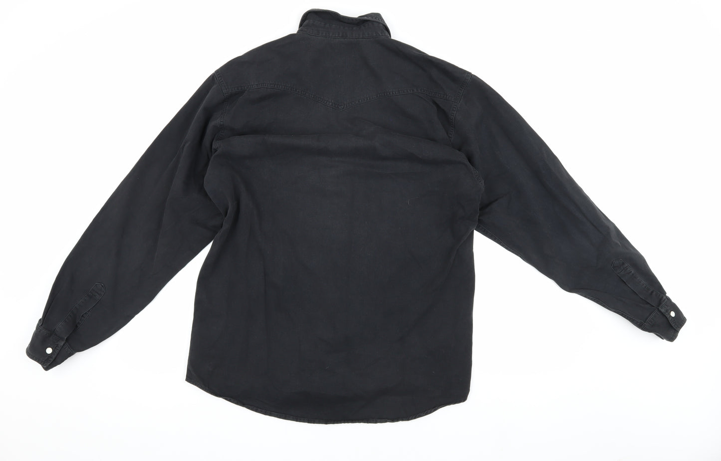 Universal Men's Black Small Button-Up Shirt